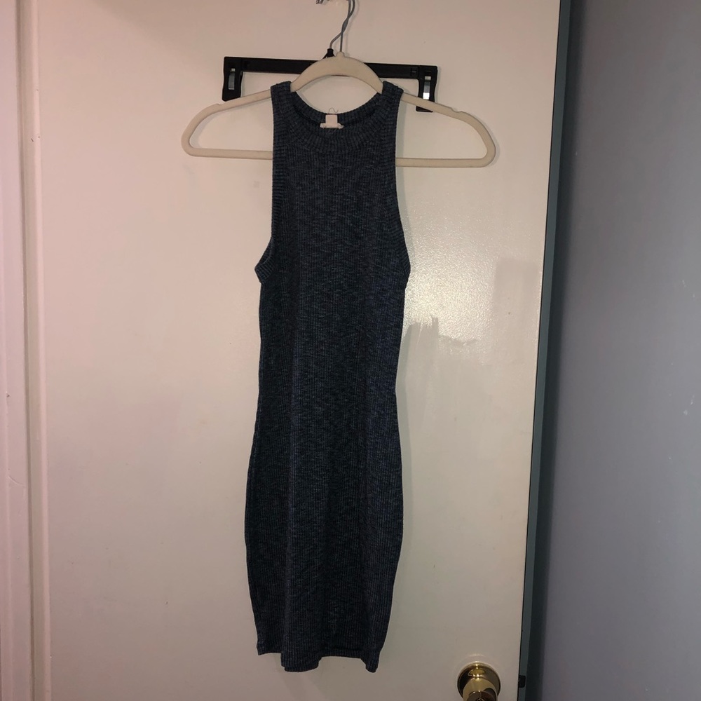 Garage navy blue body con dress✨